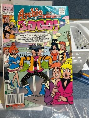 Archie 3000 Comic Book # 12- Colorful Retro Cover